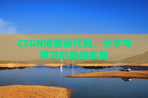 CSDN博客贴代码，分享与学习的最佳实践